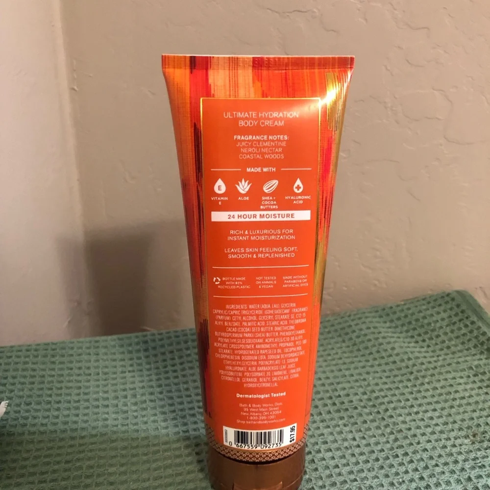 Bath & Body Works Calypso Clementine & Chasing Fireflies Hydration Body Cream 2